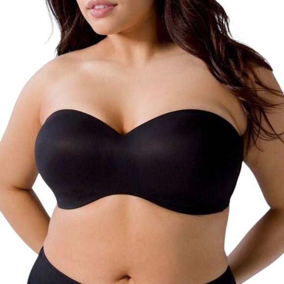 NWT Soma Enbliss Convertible Lined Wireless Strapless Padded Bra in Blac… - Picture 1 of 7